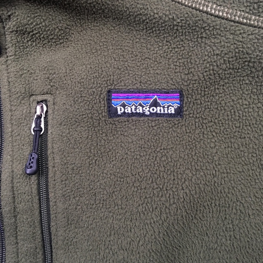 Patagonia Mens R1 Green Fleece Jacket XL B2216 - Picture 4 of 7